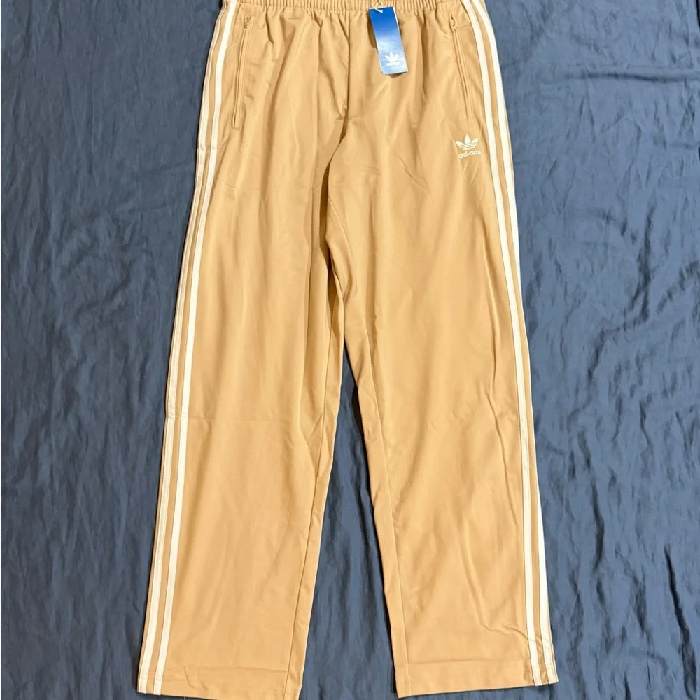 ADIDAS Originals Firebird Mens Tracksuit Jacket & Pants Set Beige Sz M,L,XL